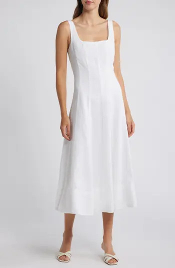 Calina Linen Midi Sundress | Nordstrom Rack
