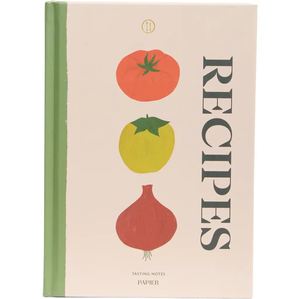 Papier Vegetable Medley Recipe Journal in Beige/khaki at Nordstrom | Nordstrom