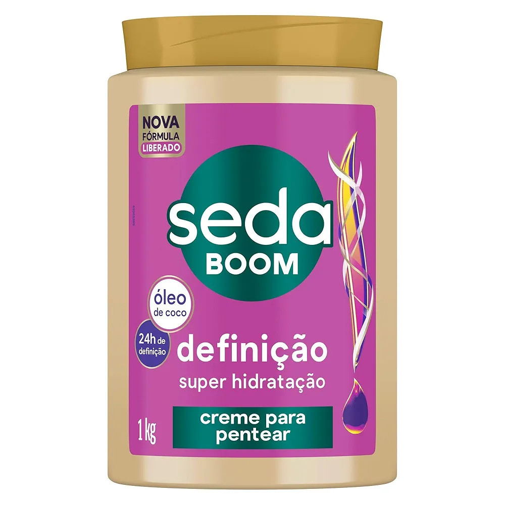 Seda Creme Para Pentear Boom Definição Pote 1Kg | Amazon (BR)