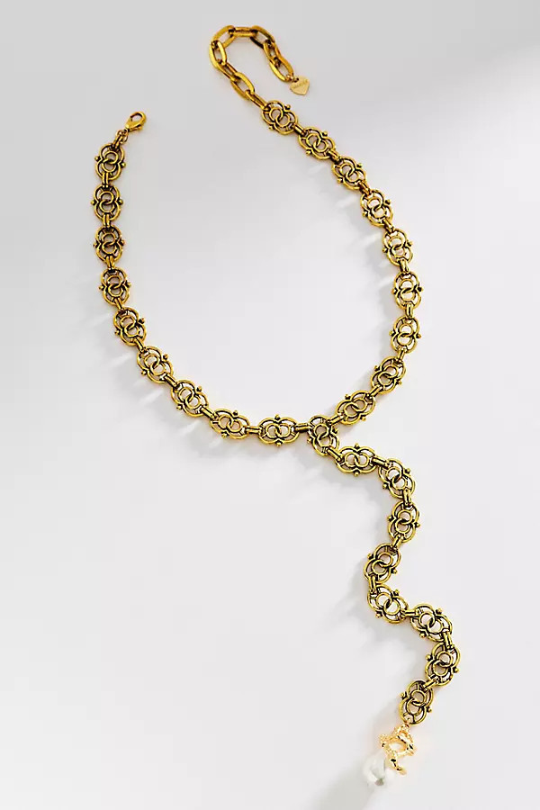 Gilded Chain Y-Necklace | Anthropologie (US)