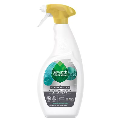 Seventh Generation Lemongrass Citrus Disinfecting Bathroom Cleaner - 26oz | Target