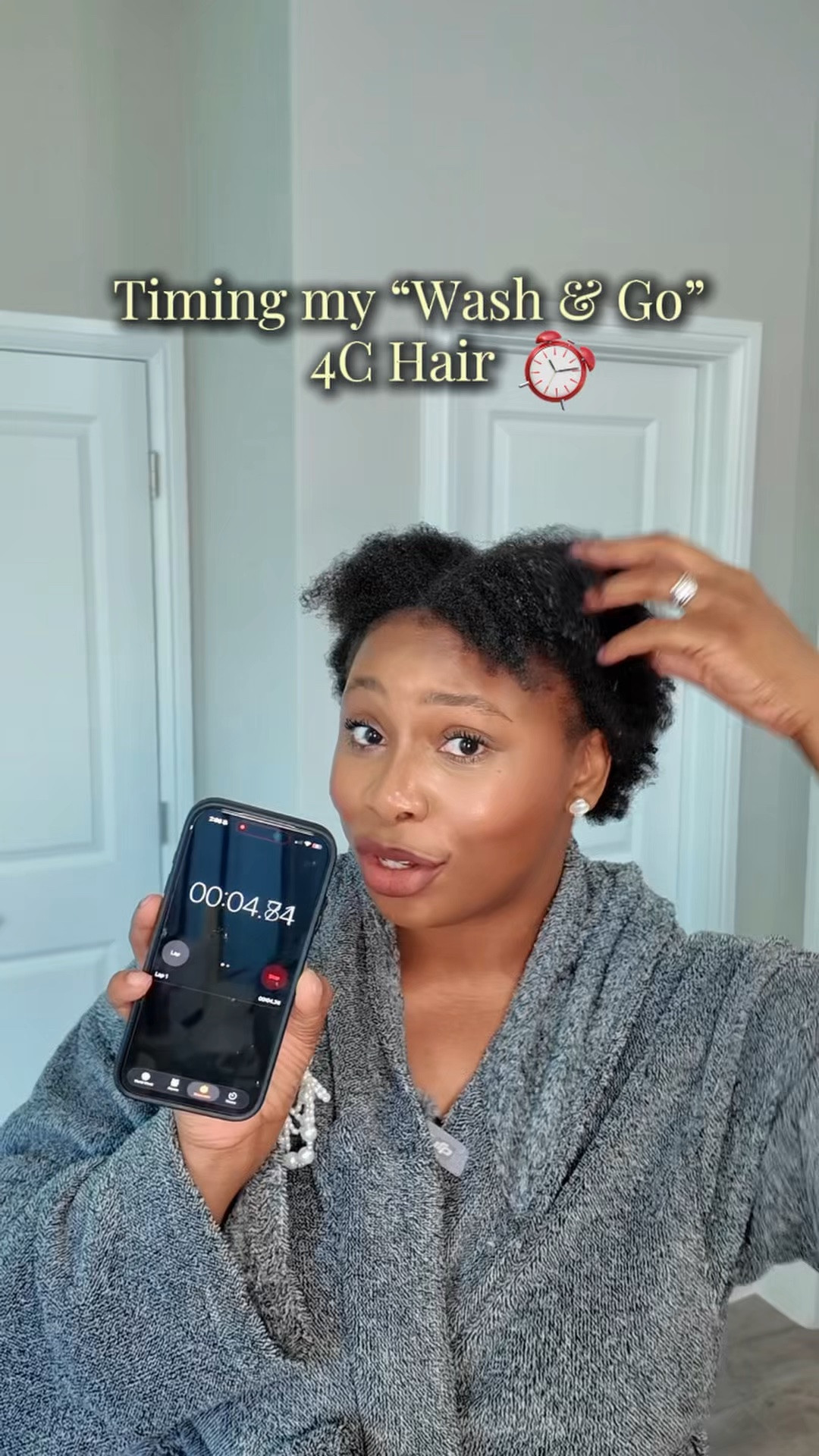 Wash and Go on 4C hair