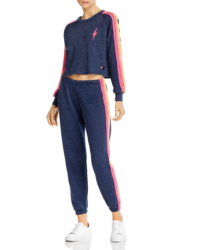 Aviator Nation Cropped Sweatshirt & Sweatpants Back to Results -  Women - Bloomingdale's | Bloomingdale's (US)