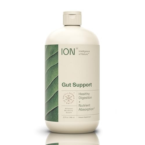 ION* Intelligence of Nature Gut Support Liquid | Promotes Digestive Wellness, Strengthens Immune Function, Alleviates Gluten Sensitivity, Enhances Mental Clarity | 2-Month Supply (32 oz.) | Amazon (US)