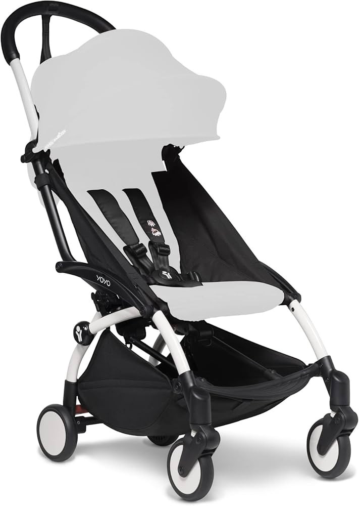 BABYZEN YOYO2 Stroller Frame, White - Includes 5-Point Harness, Multi-Position Reclining Backrest... | Amazon (US)