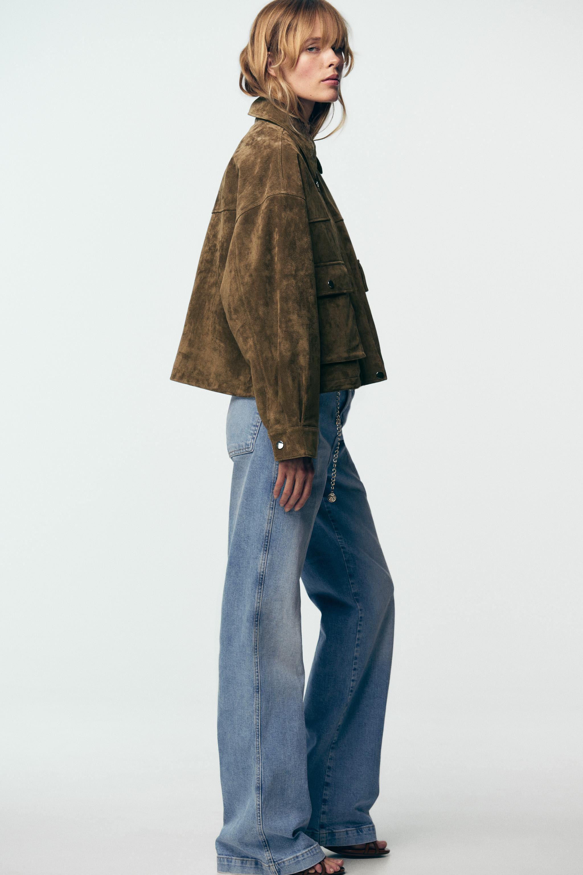 100% LEATHER BOMBER JACKET | Zara US