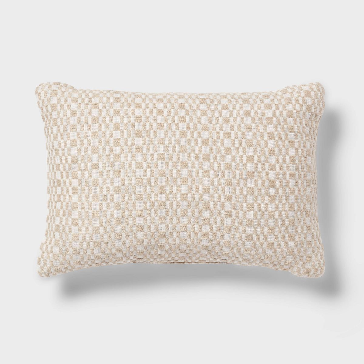 Geo Woven Dec Pillow Oblong Khaki/Ivory - Threshold™ | Target