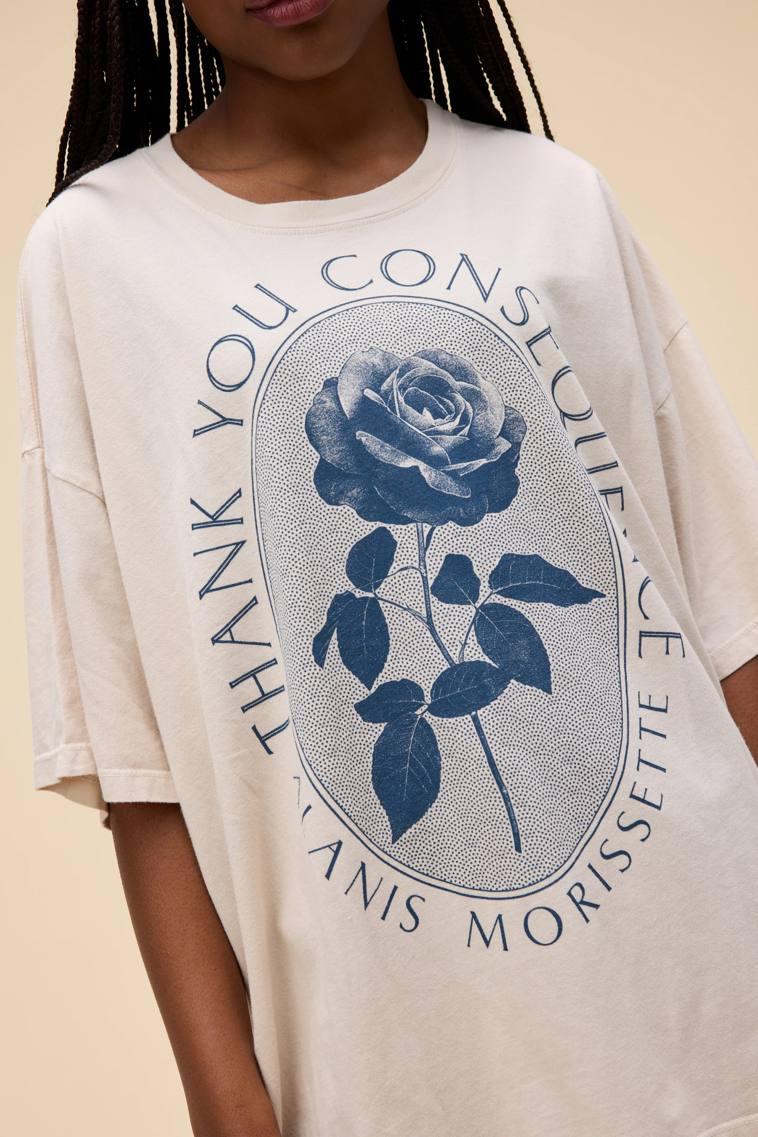 Alanis Morissette Thank You Consequence OS Tee | Daydreamer