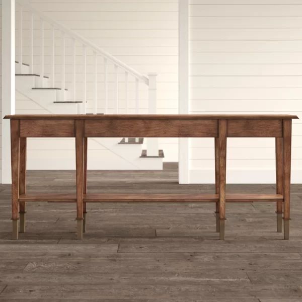 Skinny 76'' Solid Wood Console Table | Wayfair North America