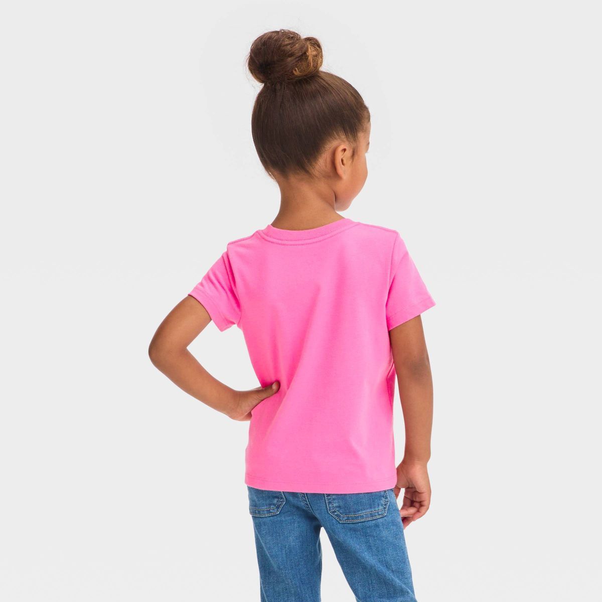 Toddler 'Flower Growing Everyday' Short Sleeve T-Shirt - Cat & Jack™ Pink | Target