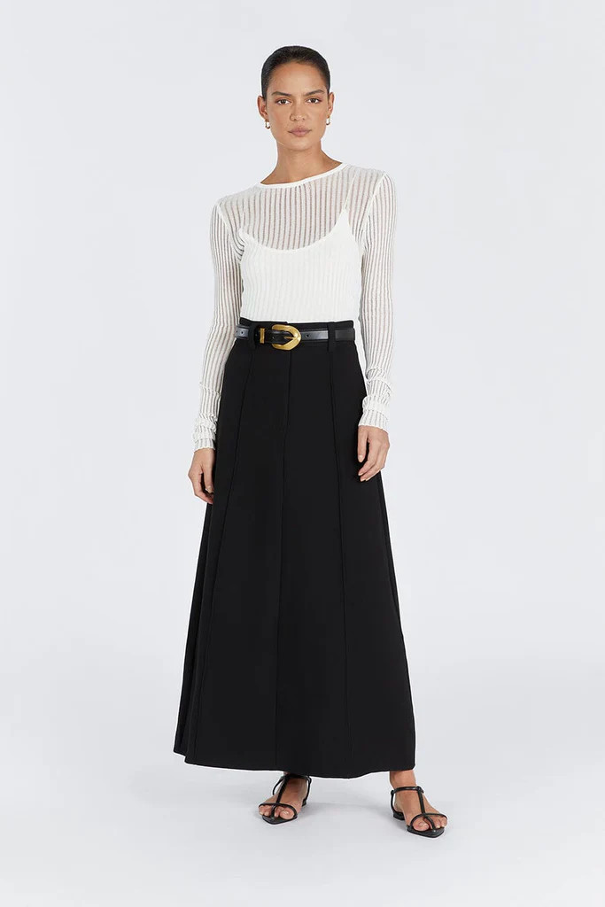 WILLA BLACK MAXI SKIRT | DISSH