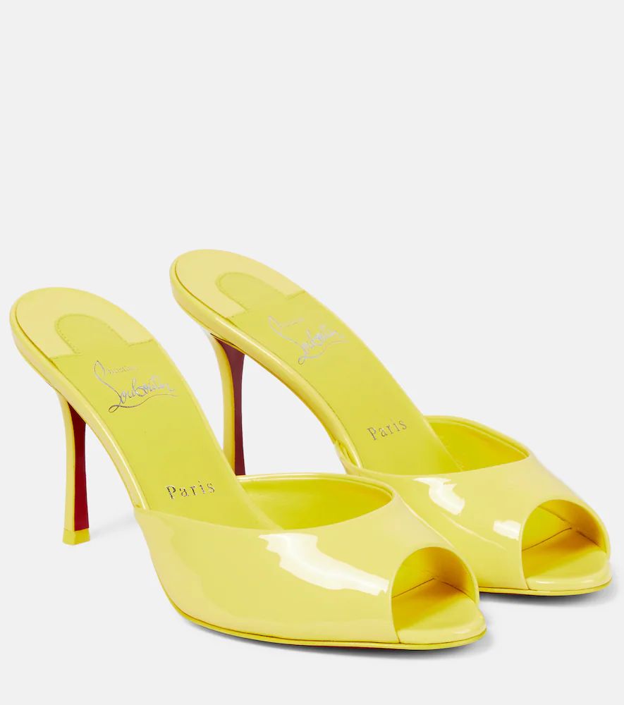 Christian Louboutin Me Dolly patent leather mules | Mytheresa (US/CA)