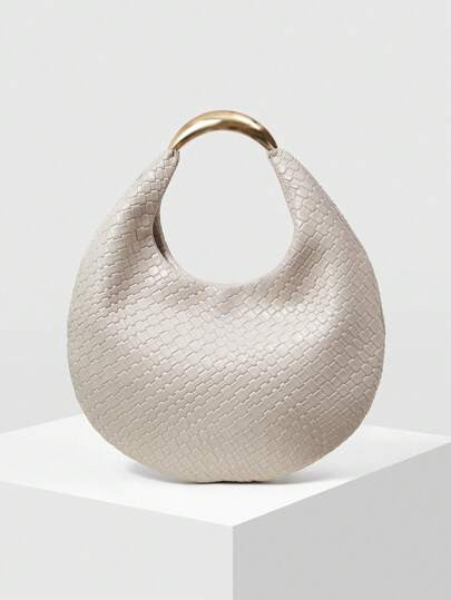 MOTF PREMIUM WOMEN EMBOSSED EMBOSSED MINIMALIST HANDBAG | SHEIN