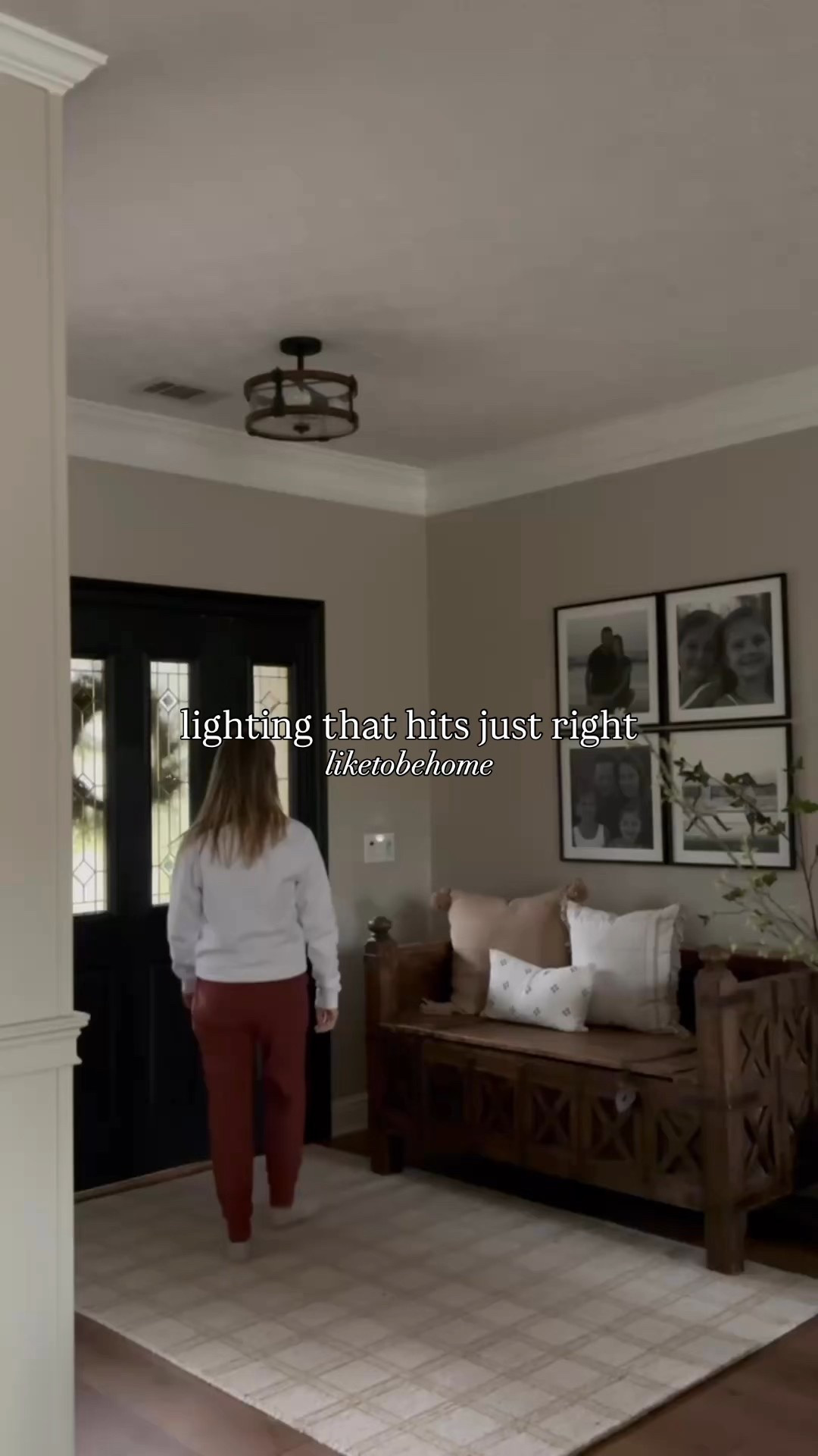 Finally swapped out our entry light and I’m obsessed with how much warmer and more inviting it feels. Clean lines, modern vibes—just what this space needed.

#LTKSaleAlert #LTKHome #LTKStyleTip