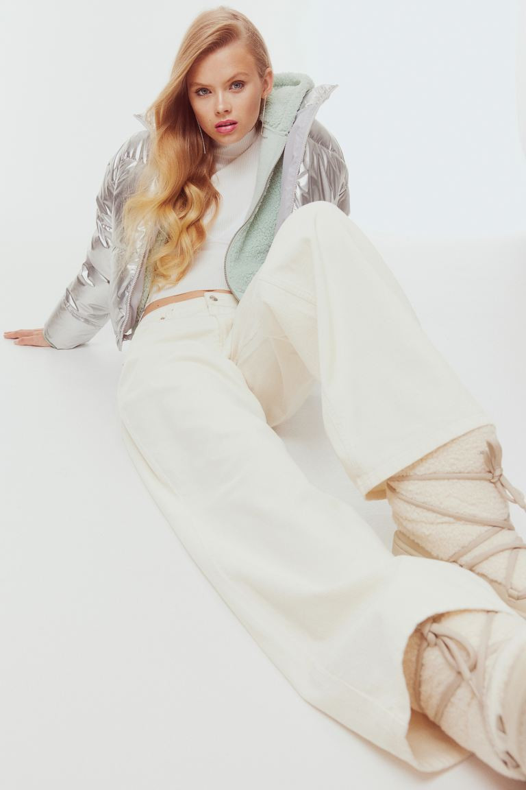 Pantalón de pana - Crema - MUJER | H&M ES | H&M (FR, IT, ES, PT, BE)