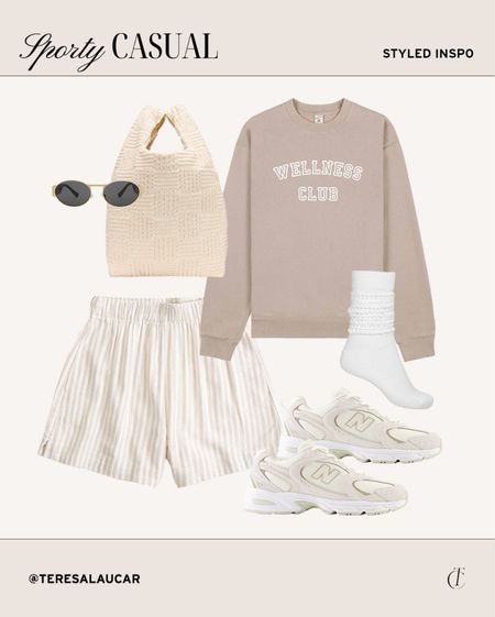 Sporty casual outfit inspo! 

#LTKstyletip