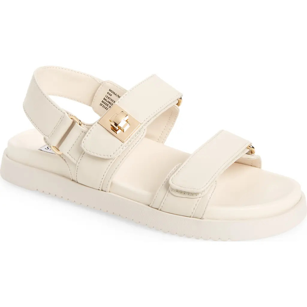 Steve Madden Mona Sandal in Bone Leather at Nordstrom Rack, Size 5 | Nordstrom Rack