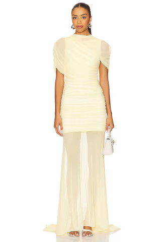 Amanda Uprichard x REVOLVE Evianna Gown in Cornsilk from Revolve.com | Revolve Clothing (Global)