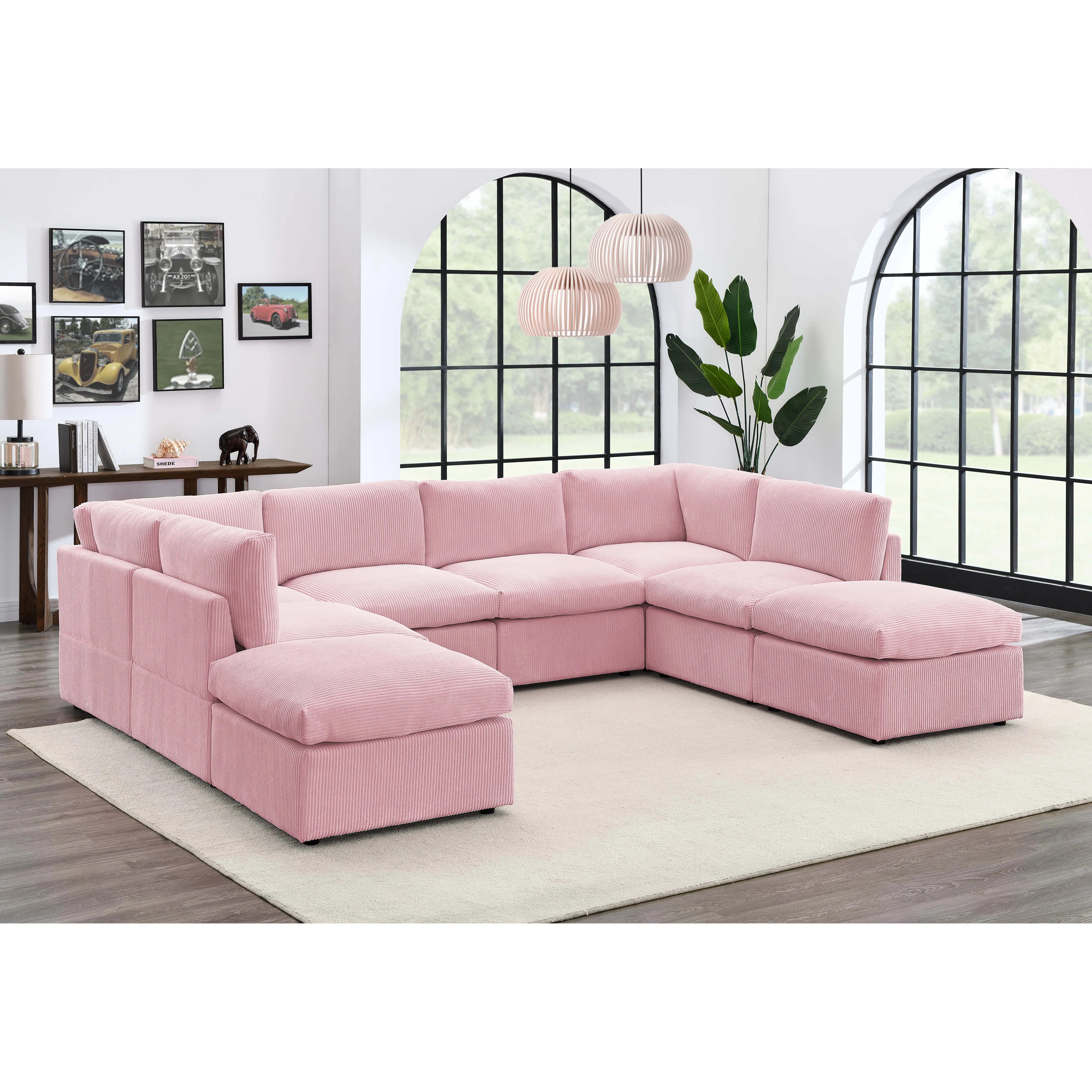 Arvill 8 - Piece Corduroy SectionalByWade Logan®4.6Rated 4.6 out of 5 stars.1002 Reviews | Wayfair North America
