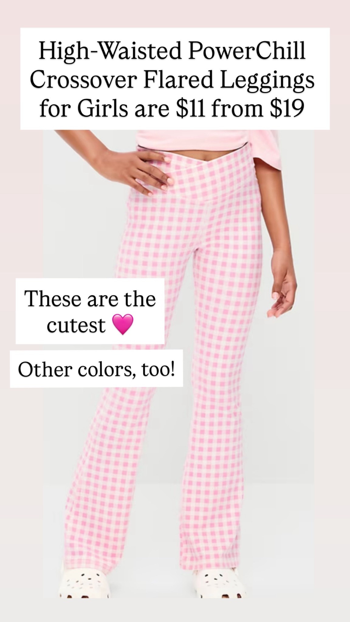High-Waisted PowerChill Crossover Flared Leggings for Girls are $11

#LTKSaleAlert #LTKKids