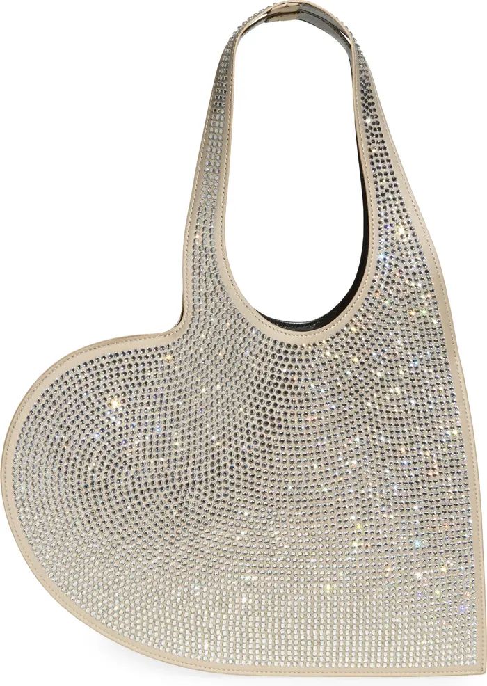 Mini Crystal Embellished Heart Tote | Nordstrom