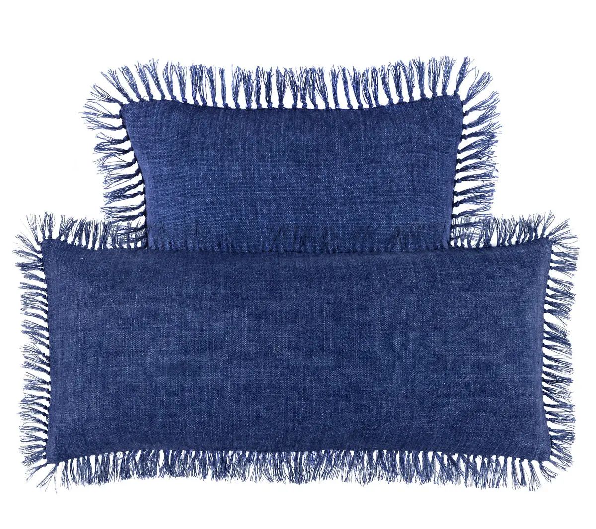 Laundered Linen Indigo Decorative Pillow | The Outlet | Annie Selke