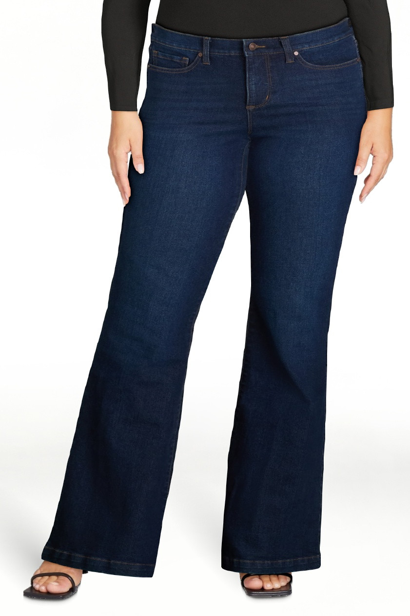 Sofia by Sofia Vergara Women's and Women's Plus Melisa Flare High Rise Jeans, 30.5", 32.5" and 34... | Walmart (US)