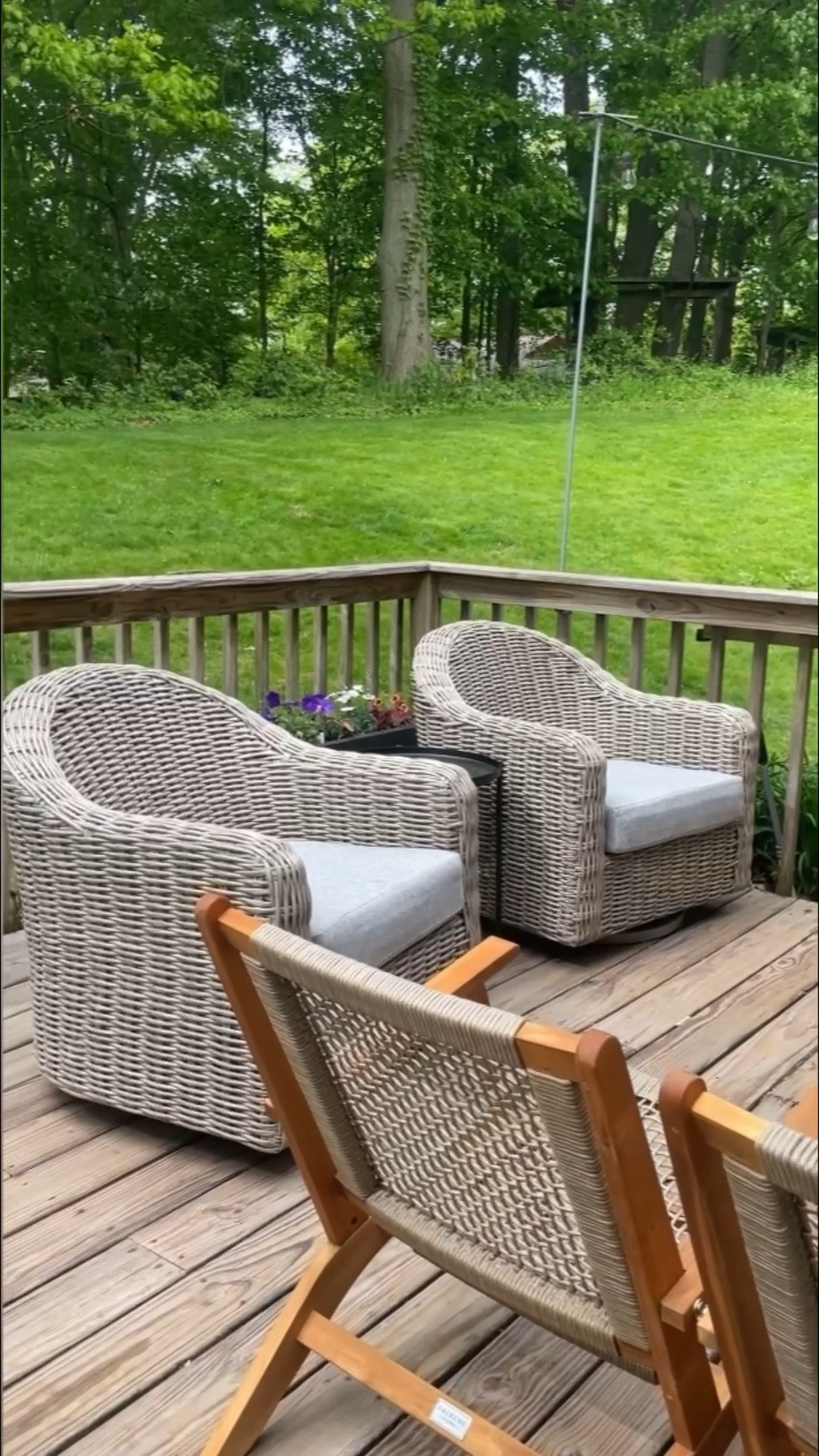 Outdoor space is officially ready for summer gatherings.  

Walmart outdoor furniture.  Outdoor sofa.  Outdoor swivel chairs.  Veradek planters.  Modern planters.

#LTKSeasonal #LTKHome #LTKSaleAlert