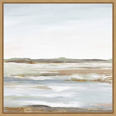16" x 16" Vastness I by Eva Watts Framed Wall Canvas - Amanti Art | Target