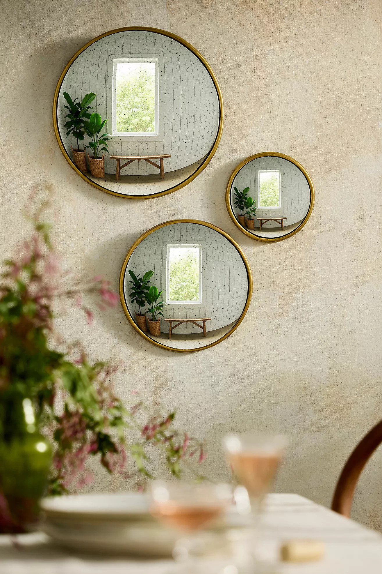 Round Convex Mirror | Anthropologie (US)
