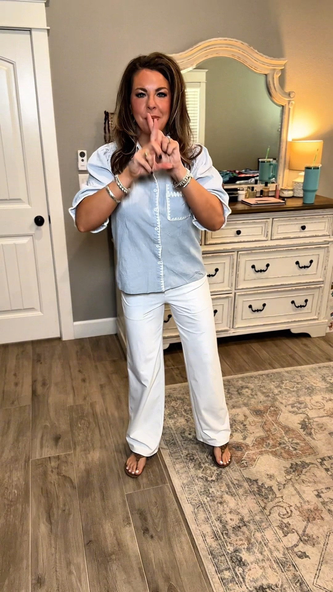 My newest pair of @G4Free dress pants in white!  The perfect pair for spring!  They feel like yoga pants but look like dress pants and they come in 4 inseams!

#LTKWorkwear #LTKootd