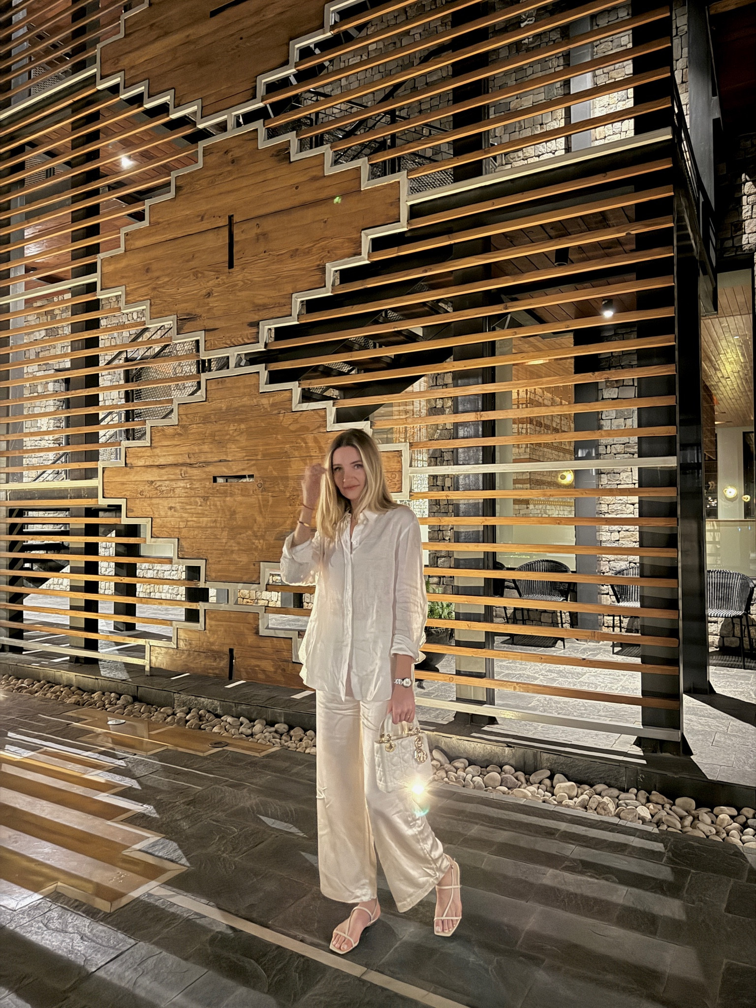 One of my favorite vacation outfits. Satin pants and a linen shirt. So easy to mix and match with and perfect for my India trip!

#LTKstyletip #LTKtravel