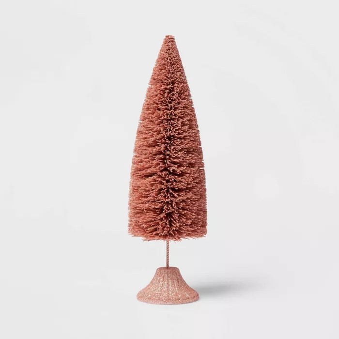 12" x 3.5" Bottle Brush Tree Blush - Opalhouse™ | Target
