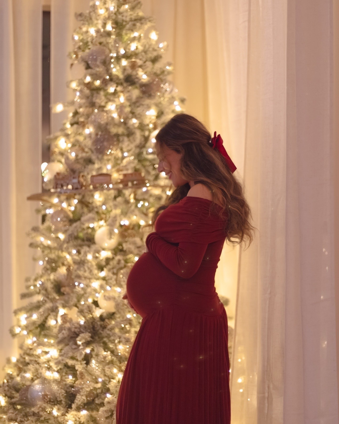 non maternity dress on sale! the perfect holiday color and outfit for your holiday party 

#LTKBaby #LTKHoliday #LTKCyberWeek