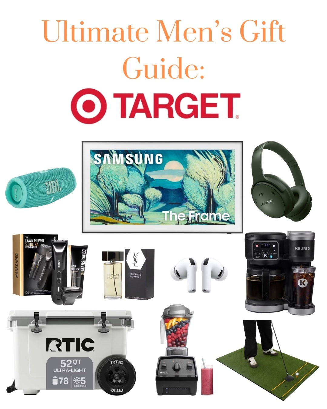 In this world, nothing is certain except death, taxes, and women shopping at @Target.
Men, we can take advantage of this life truth. This guide has everything WE want our wives/gfs to bring home from @Target.
Ladies, ease the pain of the credit card statement with these amazing gifts for your men this holiday season!
#Target
#giftguide
#holidays
#mensgifts

#LTKHoliday #LTKMens #LTKGiftGuide