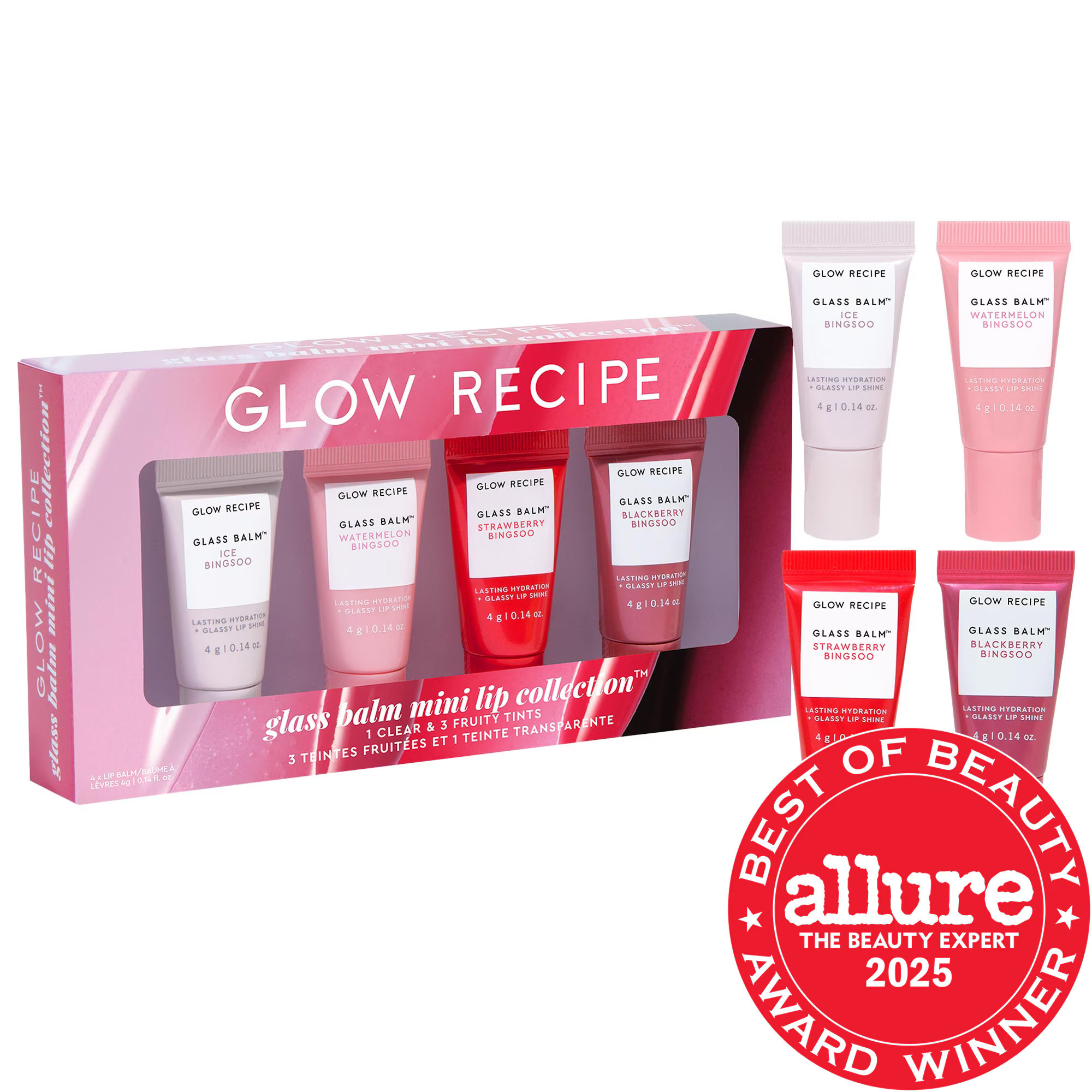 Glow Recipe Mini Glass Balm Lip Collection Gift Set | Sephora (US)