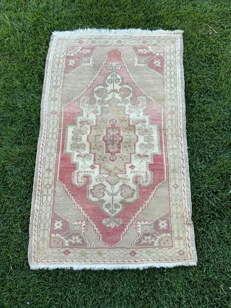 3x5 Turkish Rug, Runner, Handmade Rug , Vintage Rug , Oushak Rug,deorc Rug Red Rug 3x5 Feet (078x... | Etsy (US)