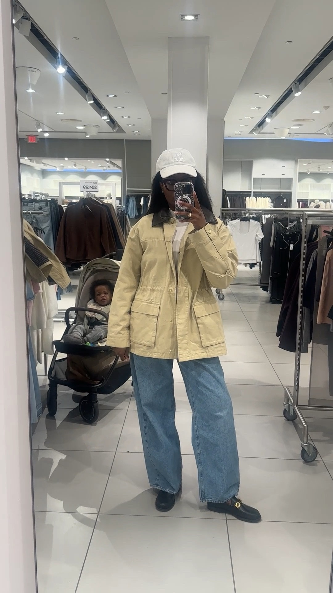 Obsessed with this jacket with the leather collar. It’s back in stock and on sale! 

#LTKFindsUnder100 #LTKStyleTip #LTKSaleAlert