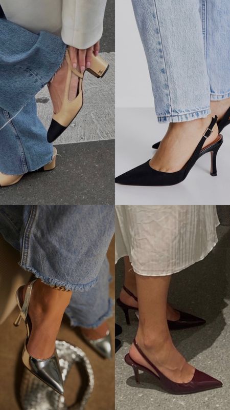 Slingback
Slingback heels
Slingback shoes
Elegant pumps 
Casual chic outfit 

#LTKstyletip #LTKworkwear #LTKSeasonal