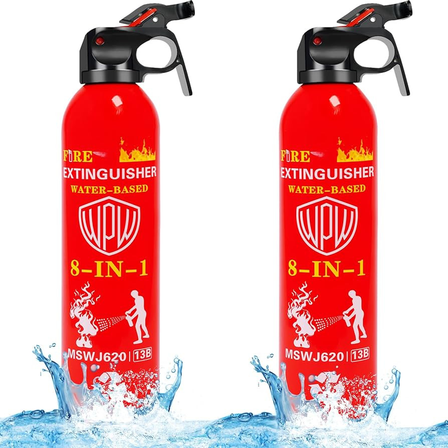 WPW 620ml Large Upgraded 8-in-1 Fire Extinguisher for Home with Wall Mount Portable Fire Extingui... | Amazon (US)