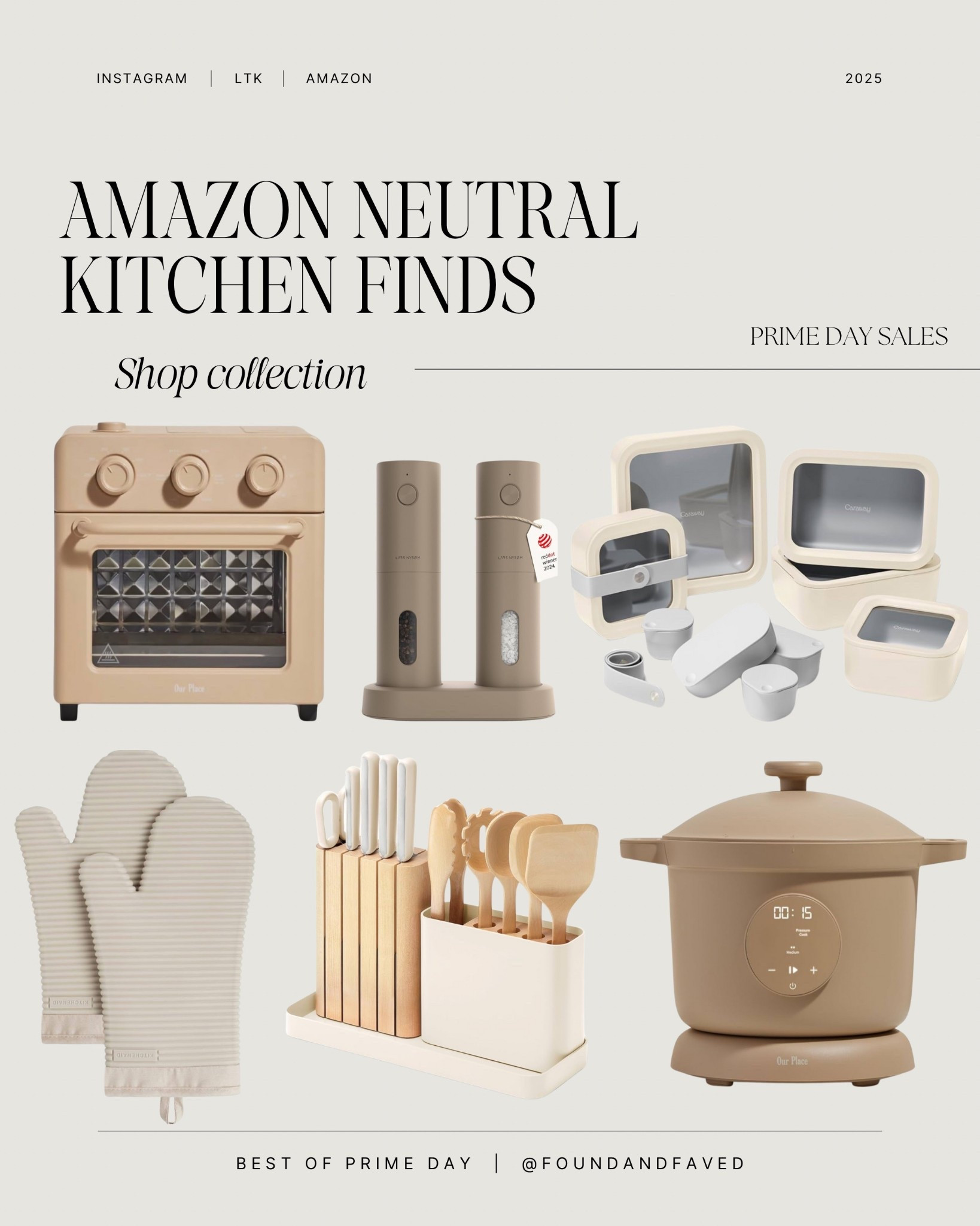 Amazon Neutral Kitchen Finds, All on Prime Day Sale!

#LTKHome