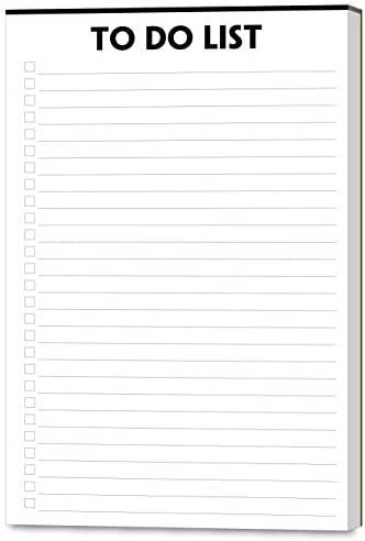 To Do List Notepad - 5.5"x8.2", 50 Sheets, To Do Notebook with Check List Organizing, Tear Off, S... | Amazon (US)