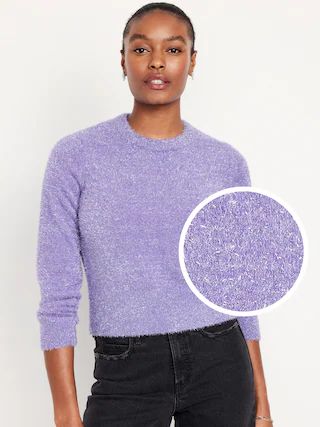 Eyelash Shine Sweater for Women | Old Navy (CA)