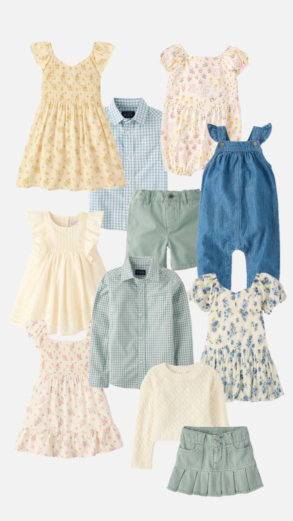 Spring Looks for girls & boys, toddlers + babies from #childrensplace . Perfect for spring family photos or picture perfect Easter outfits. Florals, gingham and ruffles

#LTKBaby #LTKKids