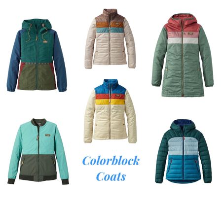 Oh how I love a good Colorblock coat!