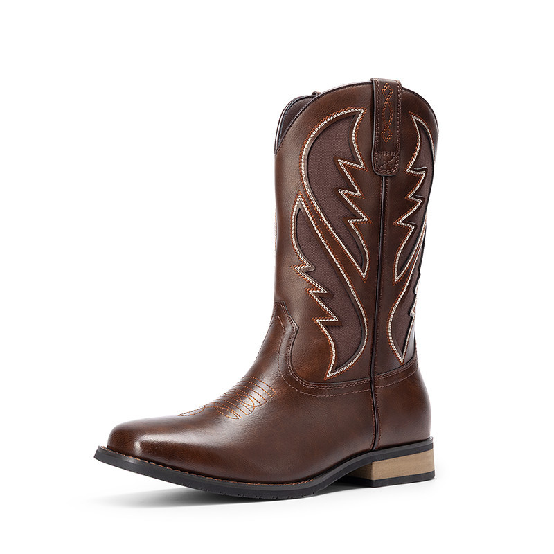 BRUNO MARC Men s Embroidered Western Cowboy Boots | Dream Pairs