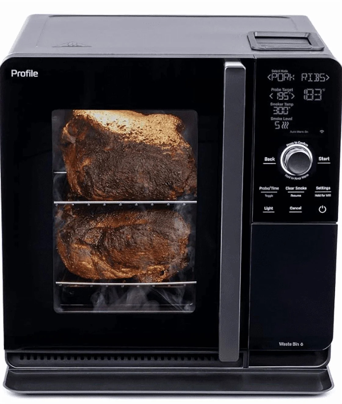 GE Appliances Profile Wood Pellet Food Smoker with Active Smoke Filtration and Precision Smoke Co... | Walmart (US)