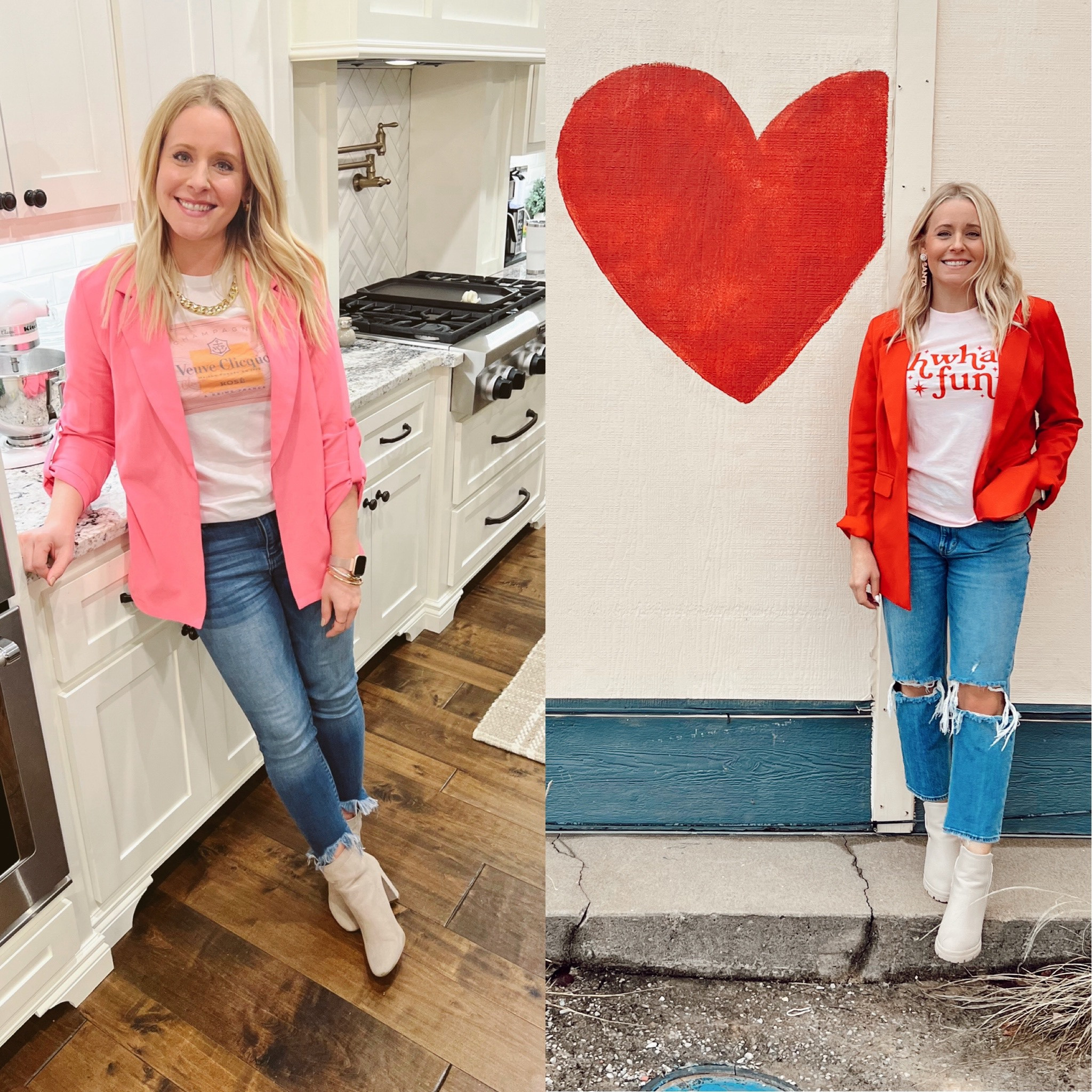 All the Valentine’s outfit ideas! 💗
I’ll be wearing these two blazers on repeat the next several weeks.

Wear to work, girls night, or date night! 

#LTKworkwear #LTKSeasonal #LTKstyletip