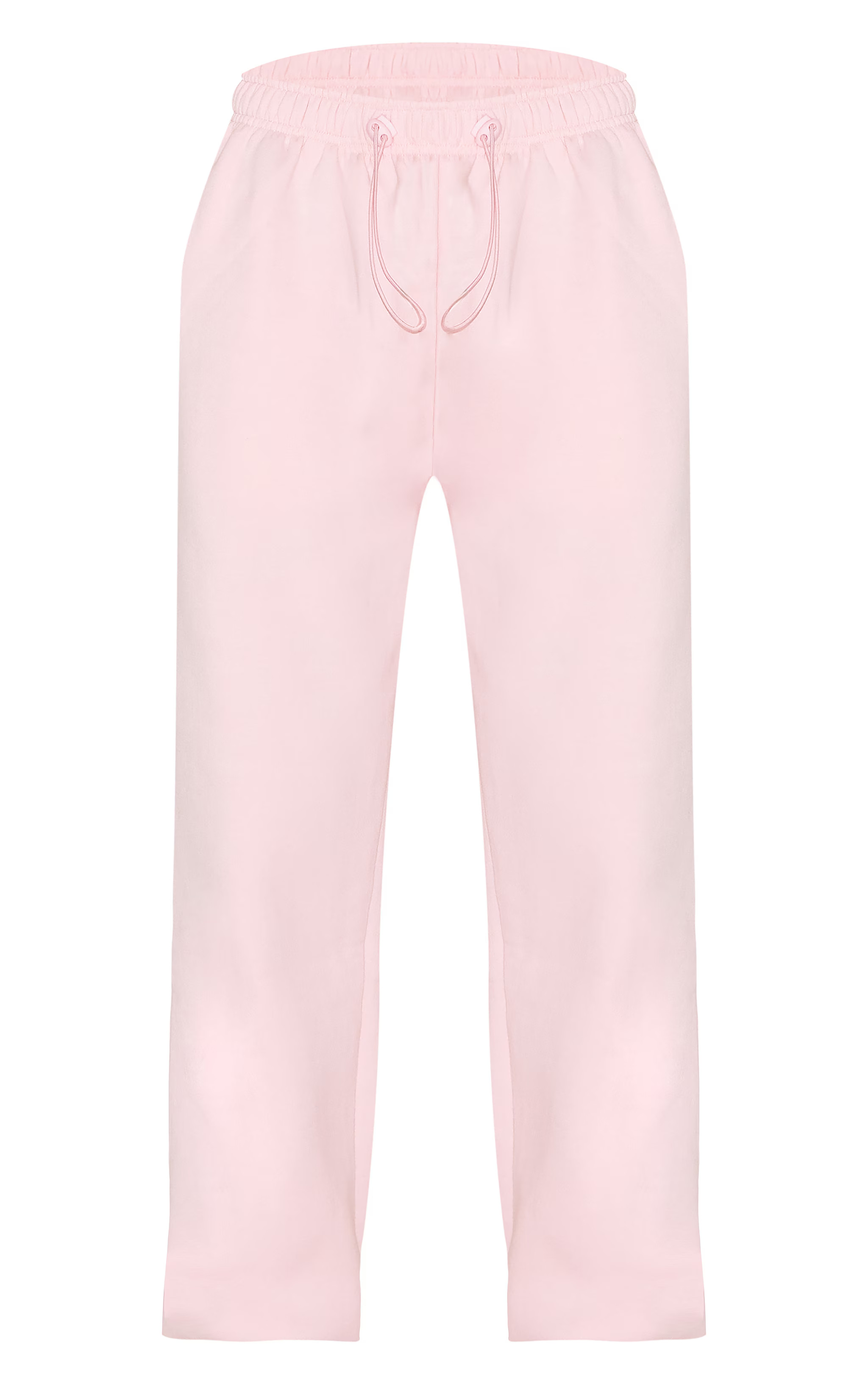 Baby Pink Drawcord Hem Oversized Joggers | PrettyLittleThing UK