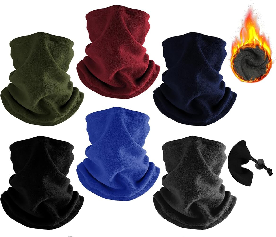 Winter Neck Warmer Ski Face Mask: Neck Gaiter Mask Face Cover Balaclava Scarf | Amazon (US)
